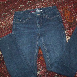Tommy Hilfiger Womens Size 2R Blue Mid Rise Spirit Skinny Denim Jeans * has flaw